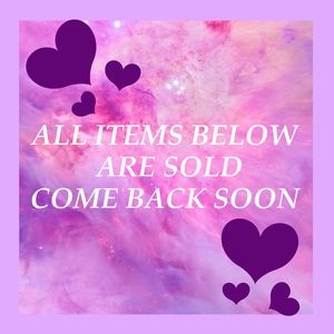 All item below this post are sold out